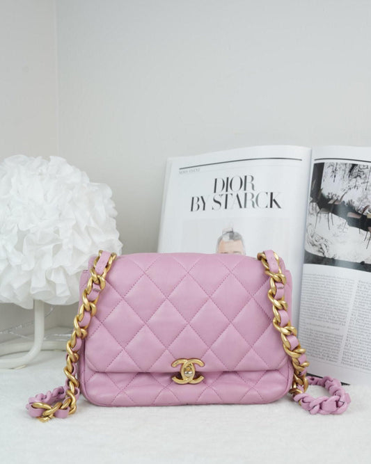 Chanel Small Flap Bag - Pink - View 1
