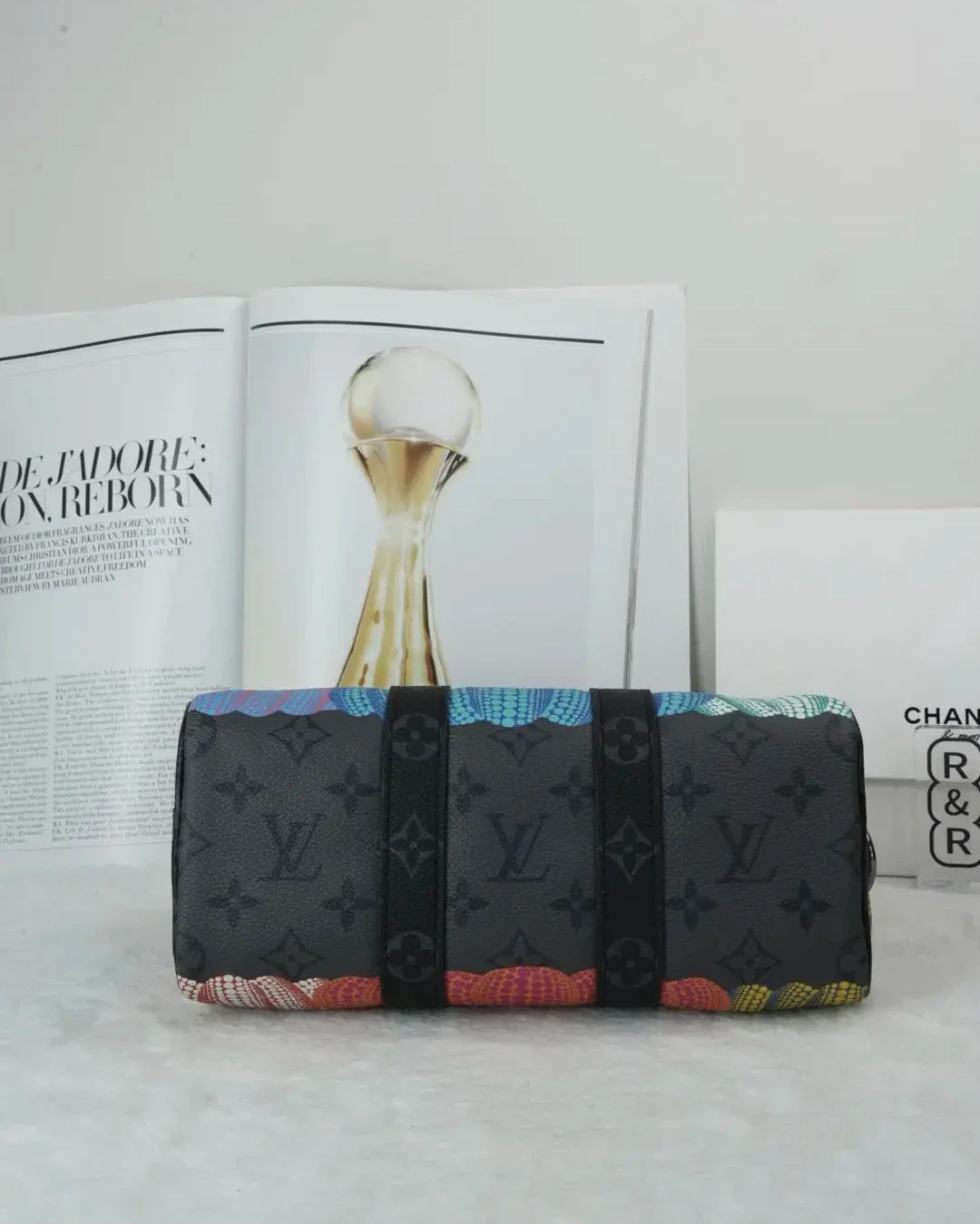Louis Vuitton Yayoi Kusama Keepall Bandoulière 25 Bag - View 5