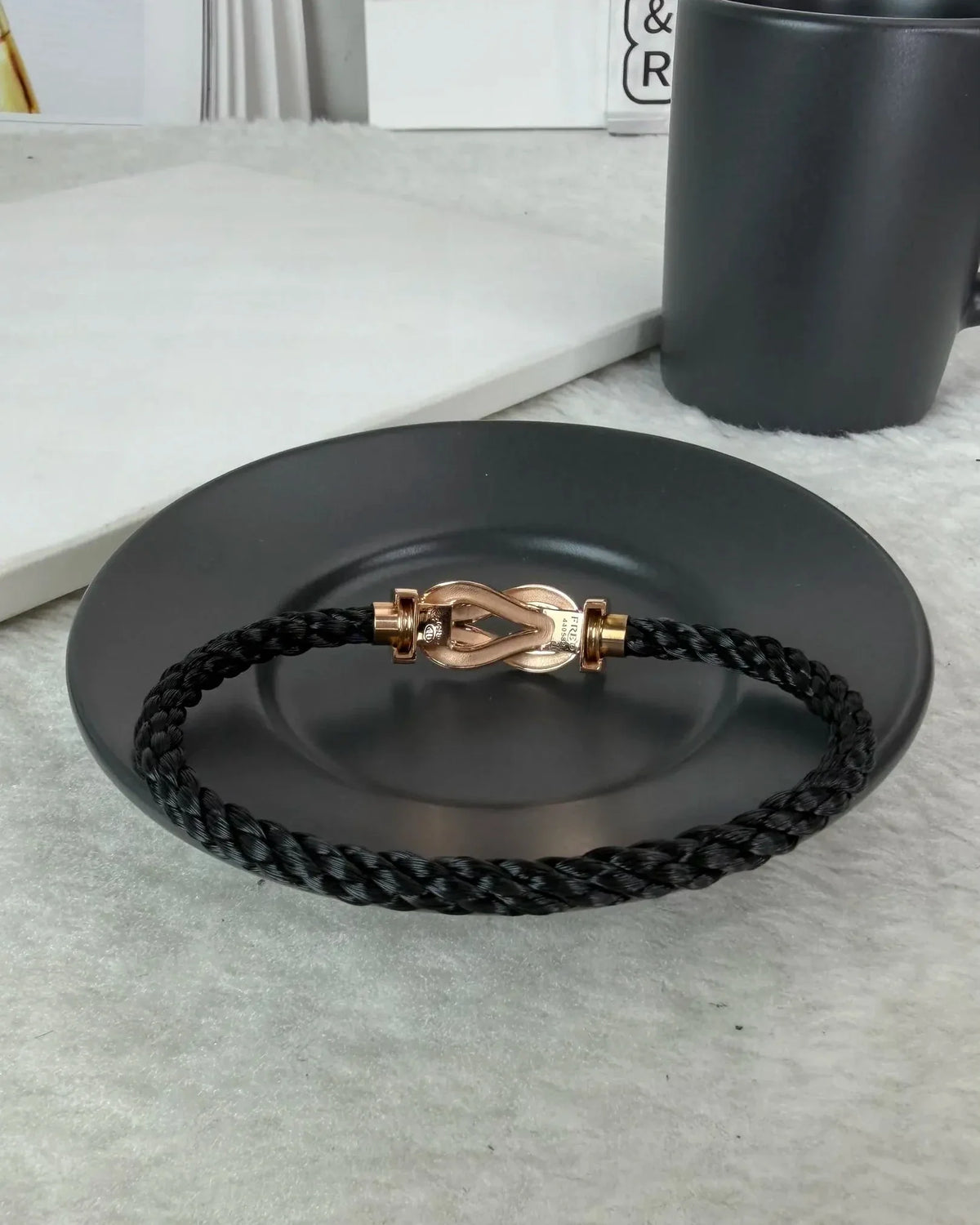 FRED Chance Infinie Bracelet Large Model - Pink Gold & Black - View 2