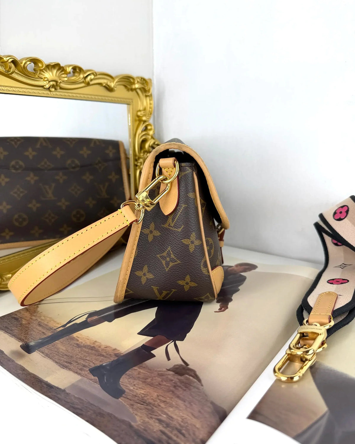 Louis Vuitton Diane Satchel - Monogram Brown - View 3