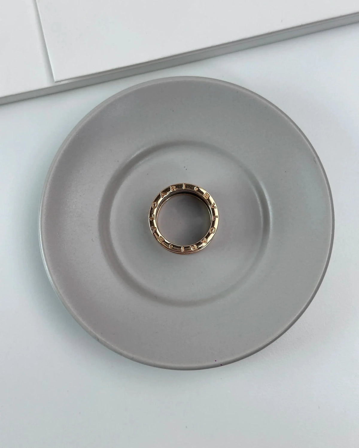 Bvlgari B.zero1 Four-Band Ring - Rose Gold & Black - View 2