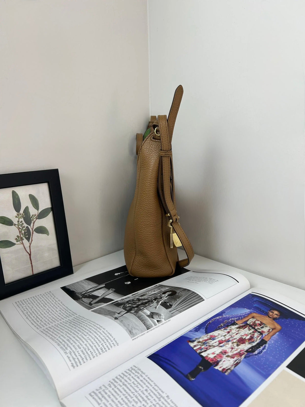 Miu Miu Ivy Leather Bag - Caramel, Cognac - View 4