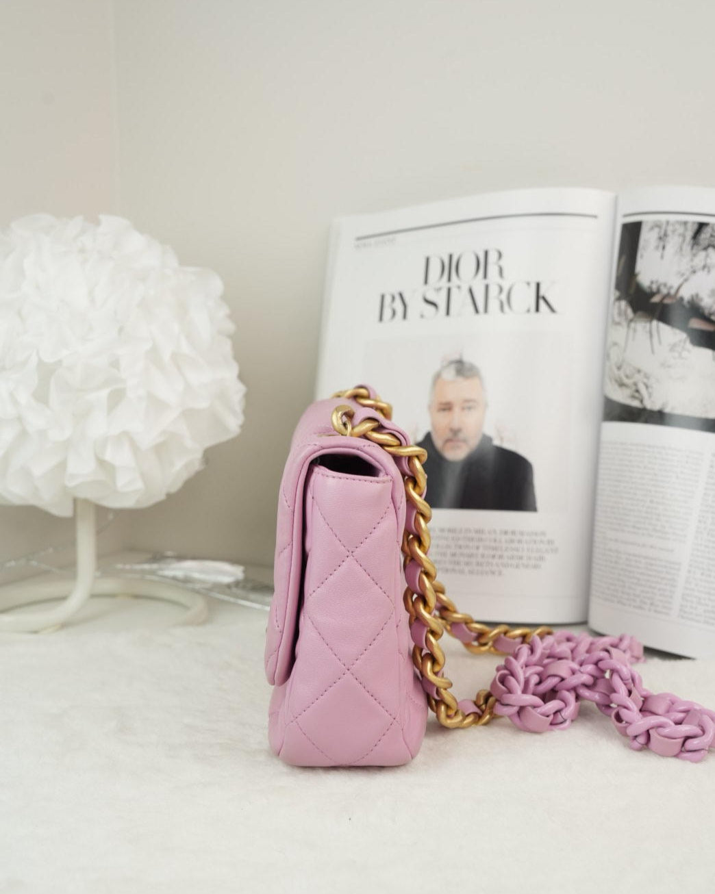 Chanel Small Flap Bag - Pink - View 3